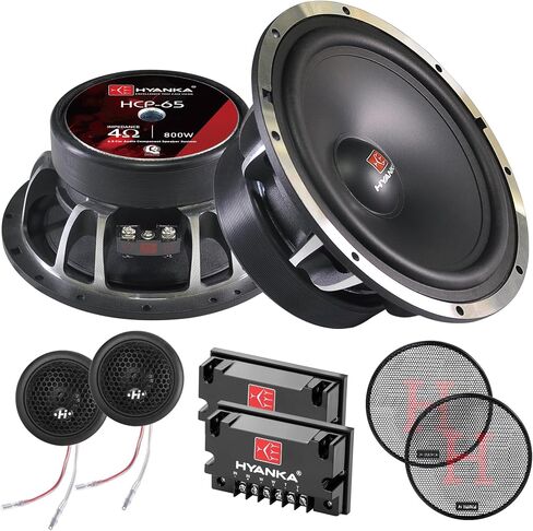 H YANKA HCP-65 6.5-Inch Component Car Speakers, 800W, Complete Set in Kuwait