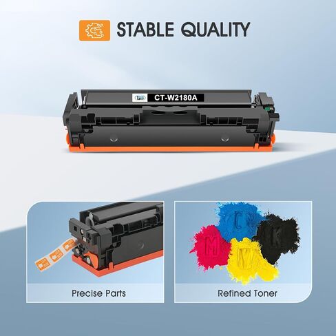 218A Toner Cartridges 4 Pack for HP 218A Toner 218X 218 MFP 3301fdw 3201dw in Kuwait