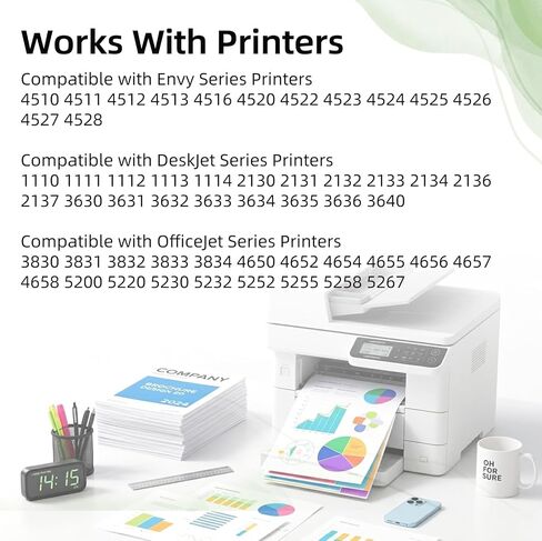 63XL Ink Cartridge Replacement for HP 63 XL HP63(2 Black,1 Color,3 Pack) in Saudi Arabia