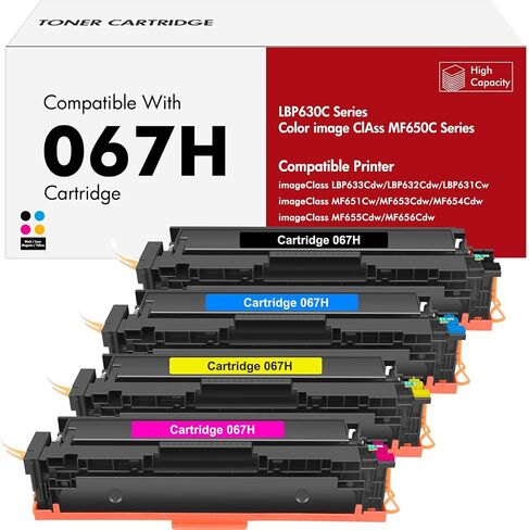 067H 067 Toner Cartridge Set for Canon MF654Cdw MF656Cdw LBP632Cdw MF650C in Saudi Arabia