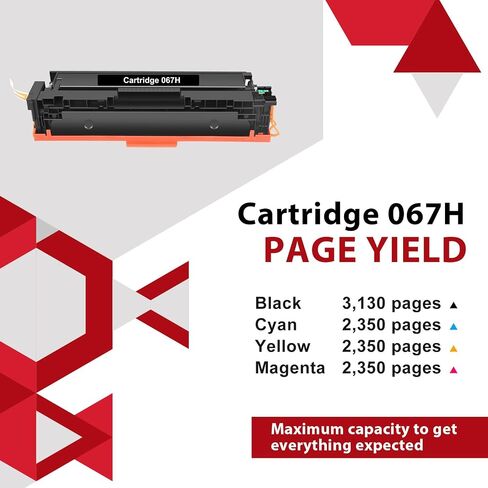 067H 067 Toner Cartridge Set for Canon MF654Cdw MF656Cdw LBP632Cdw MF650C in Saudi Arabia
