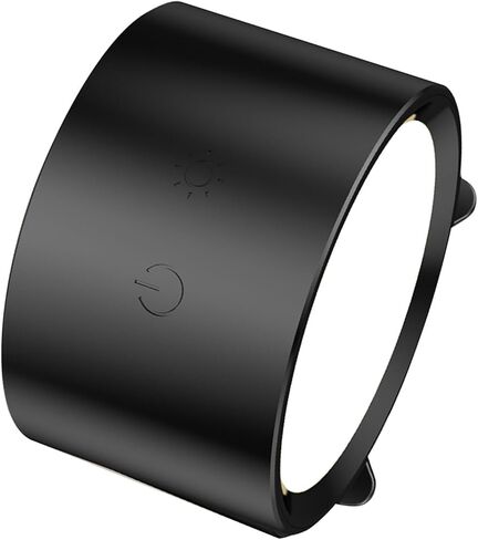 Magnetic Wall Lamp Dimmable Rotating Bedroom Reading Light USB Rechargeable (Black) in Saudi Arabia
