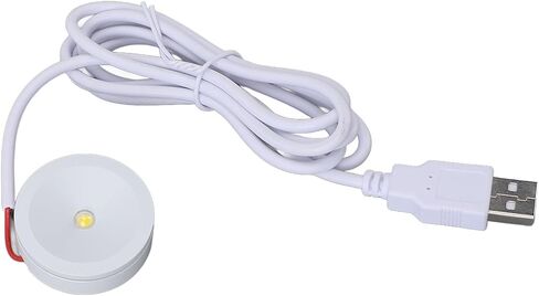 Mini Spotlight 5V USB LED -Caring Light for Jewelry Display Cabinet 2 Pack Aluminum 1W (Natural Light) in Kuwait