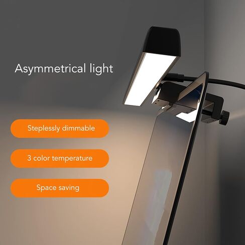Monitor Light Bar with Touch Control, 3 Color Modes Stepless Dimming, USB Powered 60 Min Timer for Computer Monitor Reading in Kuwait