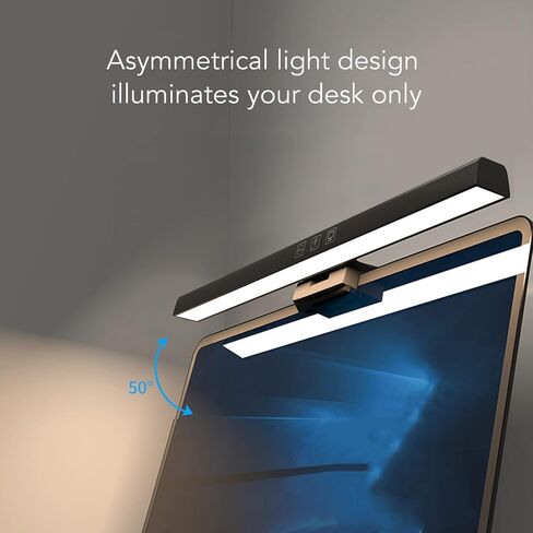 Monitor Light Bar with Touch Control, 3 Color Modes Stepless Dimming, USB Powered 60 Min Timer for Computer Monitor Reading in Kuwait
