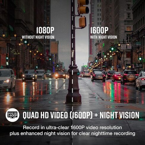 Cobra Smart Dash Cam + Rear Cam (SC 200D) – QHD+ 1600P Resolution, Built-in Wi-Fi & GPS, Voice Commands, Live Police Alerts, Incident Reports, Emergency Mayday, Drive Smarter App, 16GB SD Card Incl. in Saudi Arabia