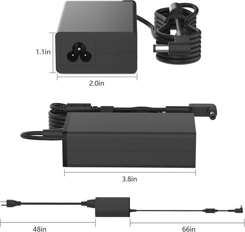 N19C3 65W 45W 5.5x1.7mm Laptop Charger Compatible with Acer Aspire A515-43-R19L A315-21 A515-51 E5-575 A315-41 A315-53 N17C4 N16Q2 N19C1 E15 E5 E1 ES1 N17Q4 N15W5 19V 3.42A Adapter Power Cord in Saudi Arabia