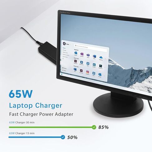 65W Monitor Power Adapter Compatible with LG Monitor in Kuwait