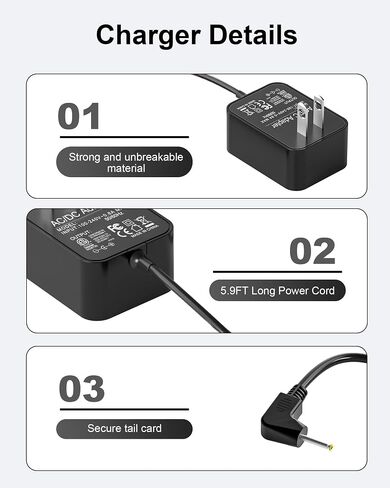 Charger for Shark HX101 StainForce Cordless Cleaner, ETL AC Adapter in Saudi Arabia