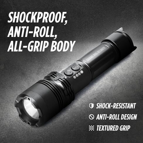 GUARD DOG SECURITY LightSafer Stun Gun Self Defense, LED Flashlight, Police Strength Stun Gun with Concealed Prong Technology, Rechargeable with Charging Indicator in Kuwait