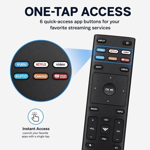 Replacement Remote Control for Vizio Smart TV, XRT136 in Kuwait
