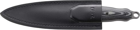 CRKT Shrill Fixed Blade Knife with Sheath: Stainless Steel Plain Edge Blade, Micarta Handle, 2075 in Saudi Arabia