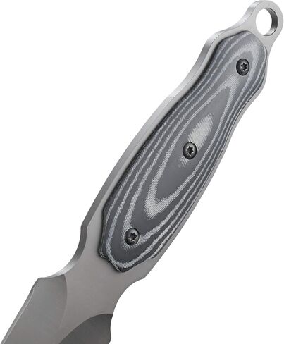 CRKT Shrill Fixed Blade Knife with Sheath: Stainless Steel Plain Edge Blade, Micarta Handle, 2075 in Saudi Arabia