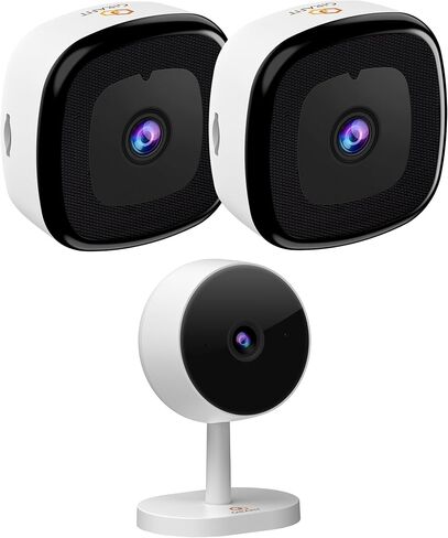 Girafit 2K Window Camera (2 Pack)+5GHz & 2.4GHz Indoor Camera (1 Pack) in Kuwait