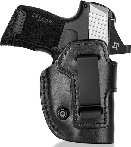 Leather IWB Holster for S&W Bodyguard 2.0, Sig P365 & LCP MAX, Optic Cut in Kuwait