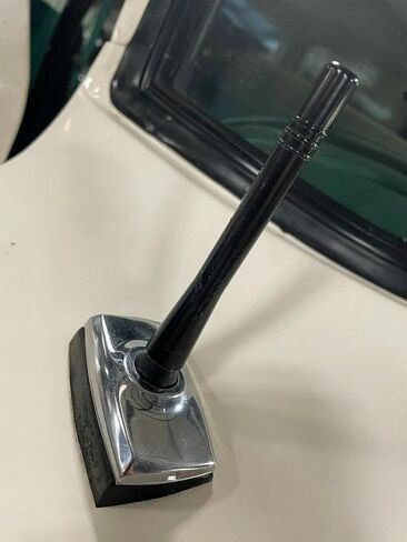 4" inch Aluminum Black Antenna Mast for Ford Bronco 1980-1996 — Short Stubby Power Rod Radio AM/FM Antenna — Waterproof, Easy Installation, No Tools Required — Antenna Base is Not Included in Kuwait