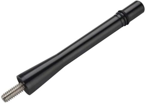 4" inch Aluminum Black Antenna Mast for Ford Bronco 1980-1996 — Short Stubby Power Rod Radio AM/FM Antenna — Waterproof, Easy Installation, No Tools Required — Antenna Base is Not Included in Kuwait