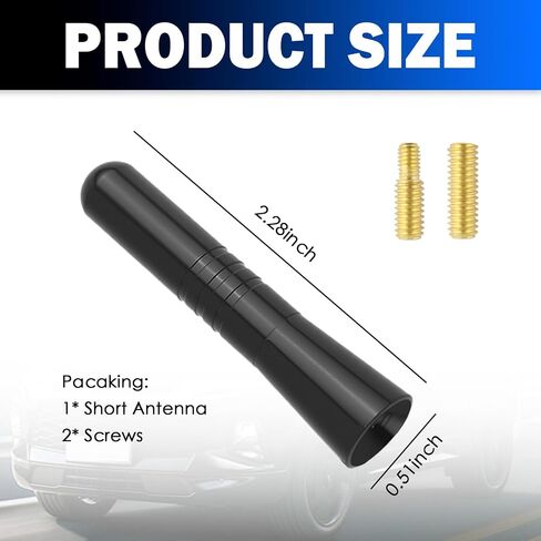 2.28" Car Antenna Replacement,Anti-Collision Car Stubby Antenna in Kuwait