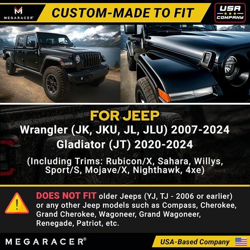 50 Cal Bullet Antenna for Jeep Wrangler& Gladiator, 2007-2024, Gloss White in Kuwait