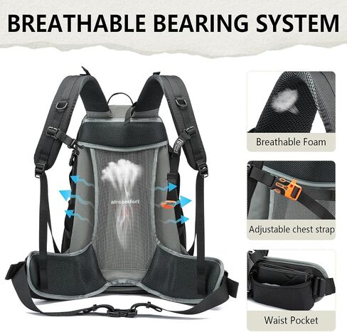 35L Lightweight Hiking Backpack for Women Men Waterproof Camping Backpack in Kuwait