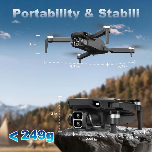 Drone with Camera for Adults, Brushless Motor Drones for Kids Beginners. in Kuwait
