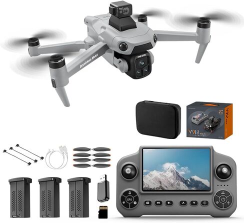 V918 GPS Drone with 8K Camera for Adults, RC Drones with 5 inch HD Screen in Kuwait