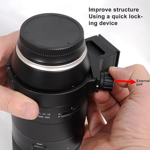 Aluminum Alloy Lens Collar Tripod Mount gaskets Bracket 80mm Inner Diameter Heavy Duty Support Holder with 1 4 inch 3 8 inch Screw Holes for Tamron 100 400mm F4.5 6.3 Di VC USD in Kuwait