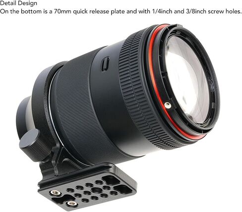 Tripod Mount gaskets Camera Lens Support Collar Quick Release Plate with 1 4 and 3 8 Inch Threaded Screw Hole Aluminum Alloy Base Replacement Accessory for SAMYANG AF 35 to 150mm in Kuwait