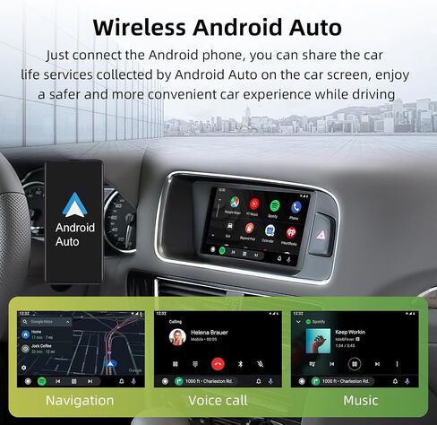 Wireless Carplay Adapter for Audi 2008-16 A4/A5 2010-18 Q5 MMI 3G Android in Kuwait
