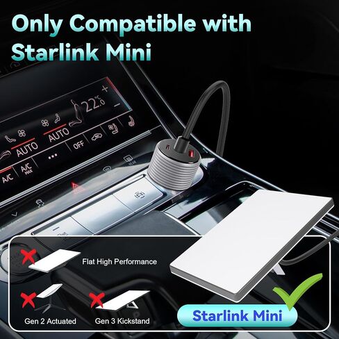 Starlink Mini Car Adapter, 12V-24V DC Step Up Converter with 60W in Kuwait