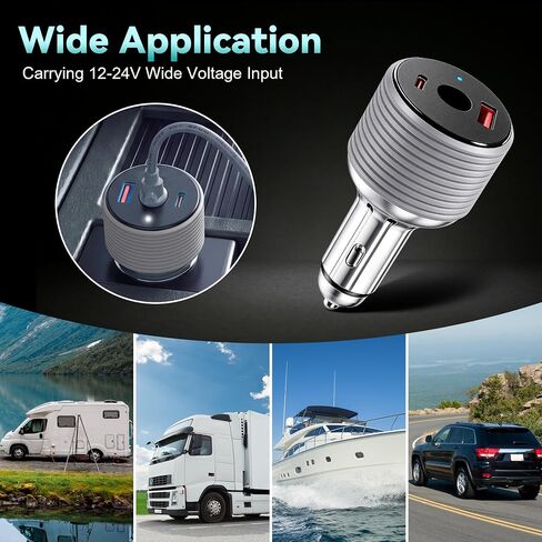 Starlink Mini Car Adapter, 12V-24V DC Step Up Converter with 60W in Kuwait