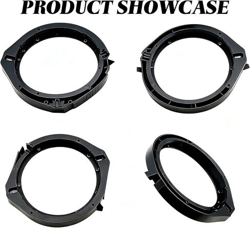 2 PCS Car Speaker Adapter, 6.5 Inches Stereo Narrator Gasket, Replacement Mounting Speaker Bracket Spokesman, Compatible with Honda Fit/Accord/Lingpai/Civic/Chengfan/CRV/Vinzhi in Saudi Arabia