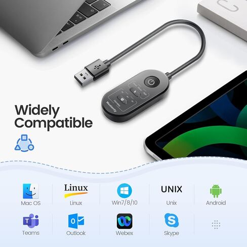 meatanty 3 in 1 USB Mouse Mover with Timer, Separate Mode Selection and ON/Off Button, Mouse Shaker Wiggler Supports Multi-Track, Driver-Free and PlugPlay Keeps PC Active in Kuwait