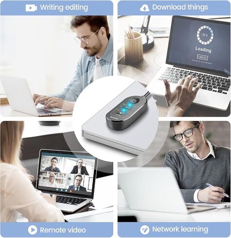 meatanty 3 in 1 USB Mouse Mover with Timer, Separate Mode Selection and ON/Off Button, Mouse Shaker Wiggler Supports Multi-Track, Driver-Free and PlugPlay Keeps PC Active in Kuwait