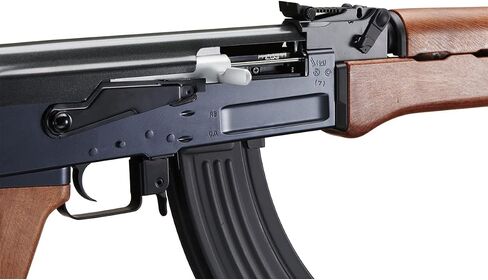 Lancer Tactical Gen 2 Airsoft Steel AK-47 Airsoft AEG Rifle with Battery & Charger 370-390 FPS-Faux Wood (LT-728-G2) in Kuwait