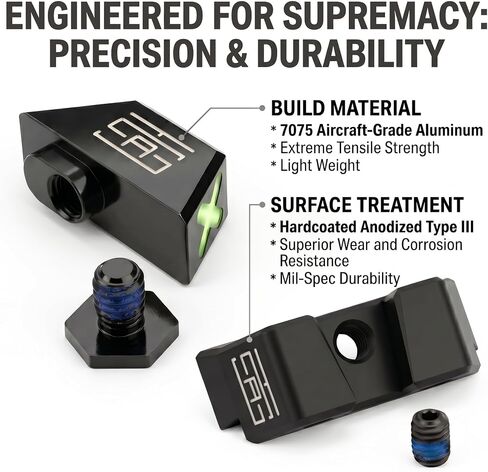 TSA® XXX Glow Sights for Glock® 17 19 19X 40 44 45 47 49 Gen 1-6 & MOS Screws Included in Saudi Arabia