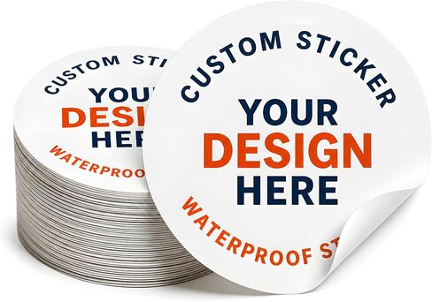 Custom Vinyl Stickers, Personalized Waterproof Logo Stickers in Kuwait