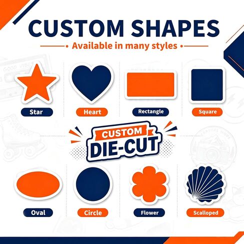 Custom Vinyl Stickers, Personalized Waterproof Logo Stickers in Kuwait