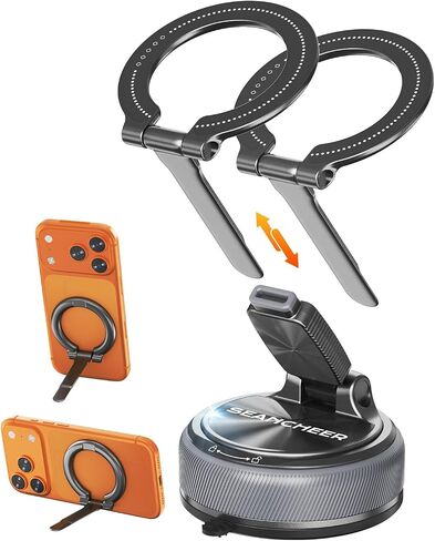 SEANCHEER 2-in-1 Detachable Magnetic Phone Holder for Car, Car Phone Mount in Kuwait