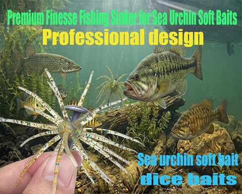 Urchin Bait Weights, Sea Urchin Sinker Set for Coike Soft Plastics,18 Pack in Saudi Arabia