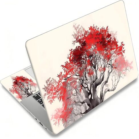 Laptop Skin Sticker Decal, Universal Reusable Vinyl Laptop Cover for 12" 13" 13.3" 14" 15" 15.4" 15.6" Notebook PC, Waterproof Scratch-Resistant with 2 Wrist Pads, Easy to Apply & Remove,U Dragon in Kuwait