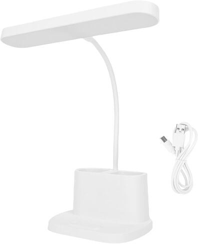 Flexible Gooseneck LED Studio Lamp, Continuous Dimmable Reading Light with Pen Holder for Painting, USB Rechargeable in Kuwait