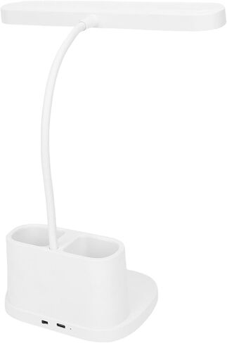Flexible Gooseneck LED Studio Lamp, Continuous Dimmable Reading Light with Pen Holder for Painting, USB Rechargeable in Kuwait