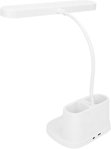 Flexible Gooseneck LED Studio Lamp, Continuous Dimmable Reading Light with Pen Holder for Painting, USB Rechargeable in Kuwait