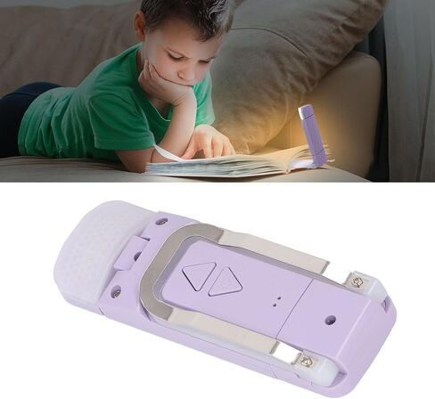 Foldable USB Bulb 3 Color Modes Stepless Dimming Portable Reading Light Long Battery Life for Late Night Reading Sessions (Purple) in Kuwait