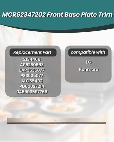 MCR62347202 Front Base Plate Trim Compatible With LG in Kuwait