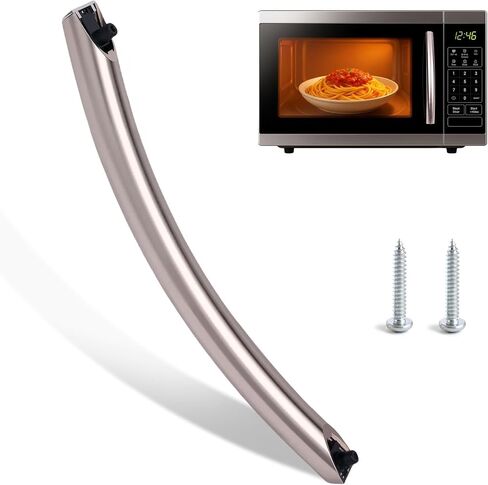 2026 Upgraded ME16A4021AS Microwave Door Handle for Samsung, Silver in Saudi Arabia