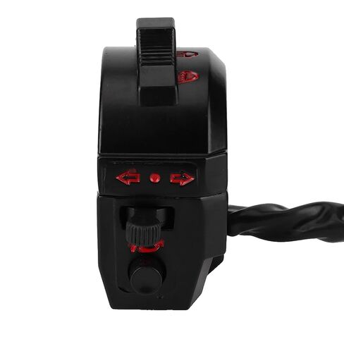Durable Motorcycle Horn Handle Start Switch Set for ZJ125 CG125 ABS Material Black 2pcs Starter Switch Set Suitable for Motorcycle Enthusiasts in Kuwait