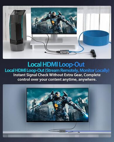 4K HDMI Over Ethernet Extender Over CAT5/CAT6/CAT7, Up to 230 Feet in Kuwait