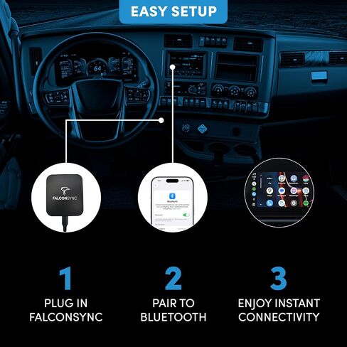 FalconEye Electronics FalconSync Wireless Apple CarPlay/Android Auto Adapter in Kuwait